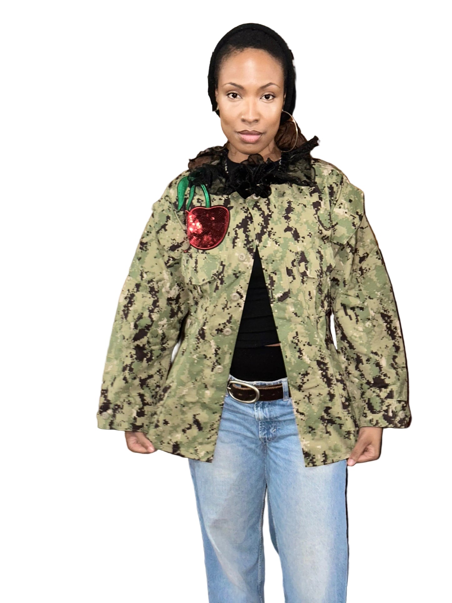 Cherry On Top Digital Camo Jacket