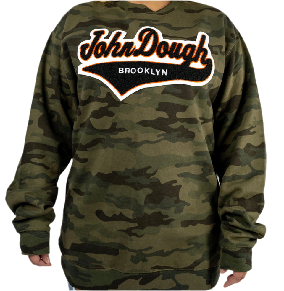 The Camouflage Collegiate Crew Neck Sweatshirt