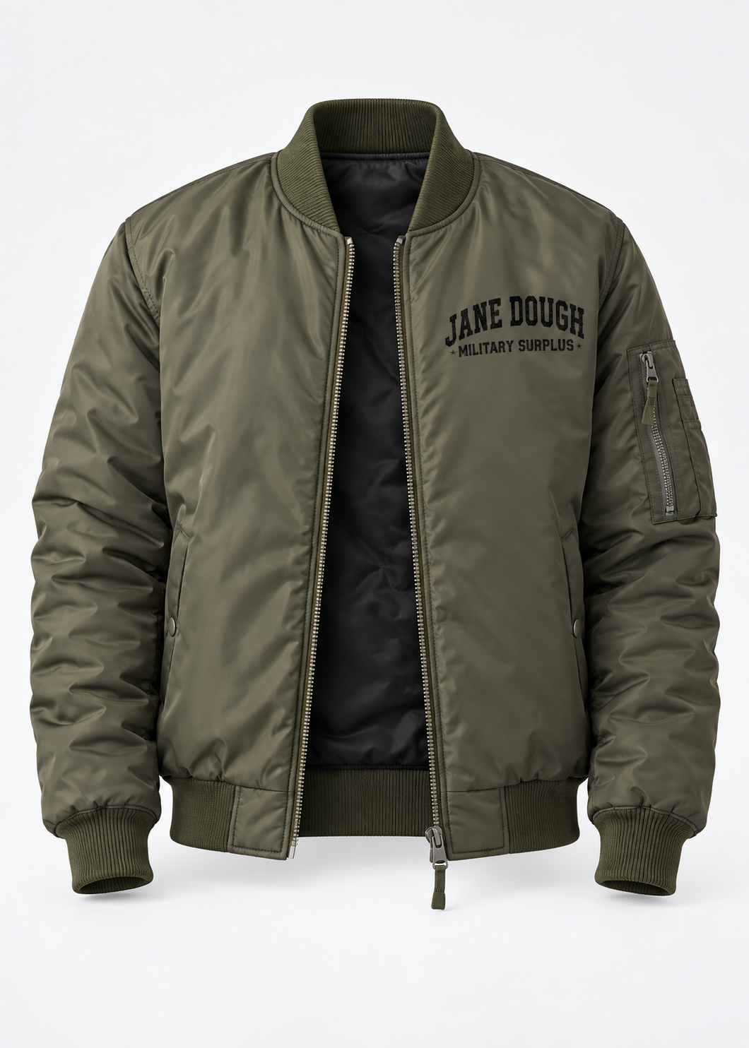 Surplus Olive Bomber Jacket