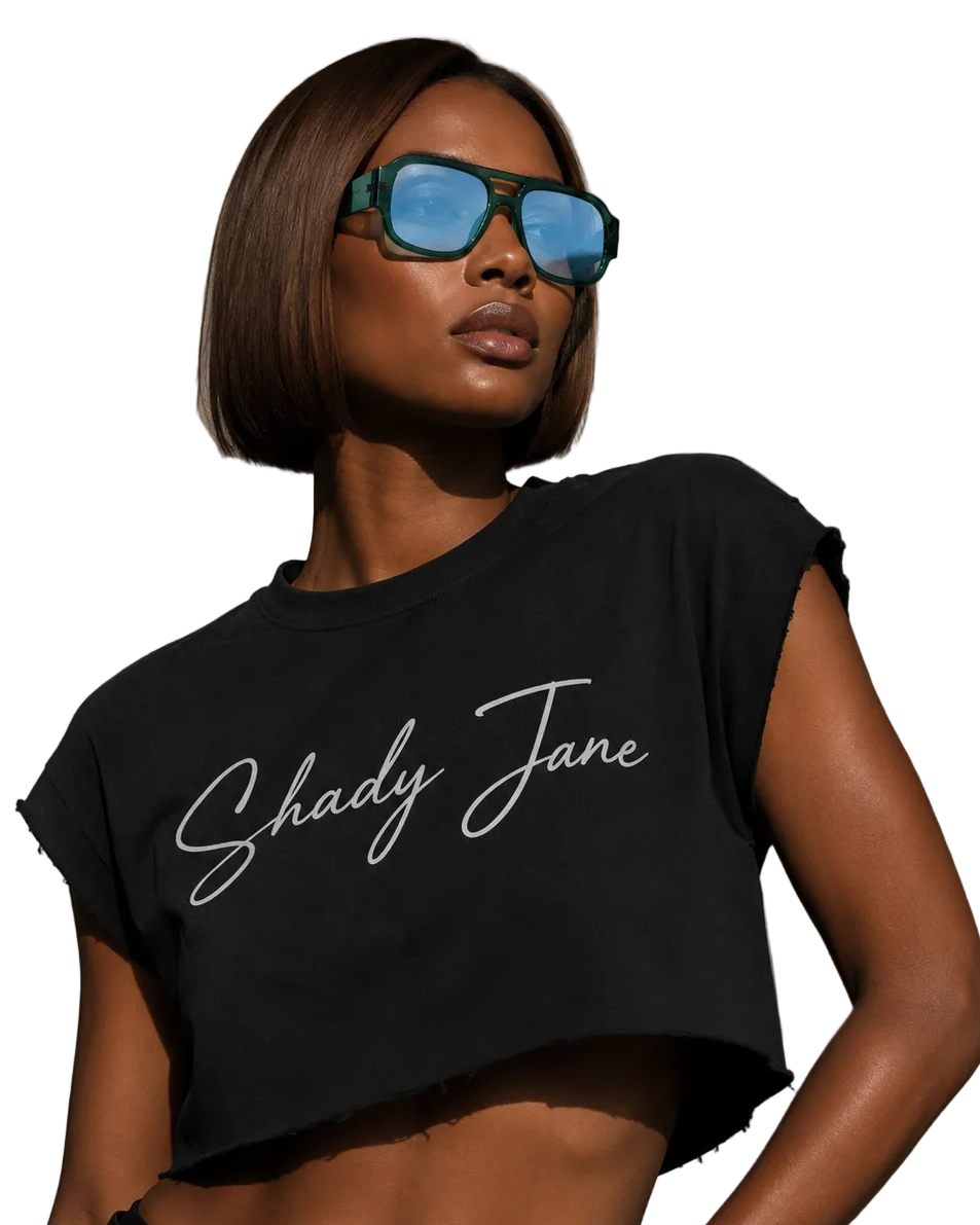 Green Sea Aviator Sunglasses