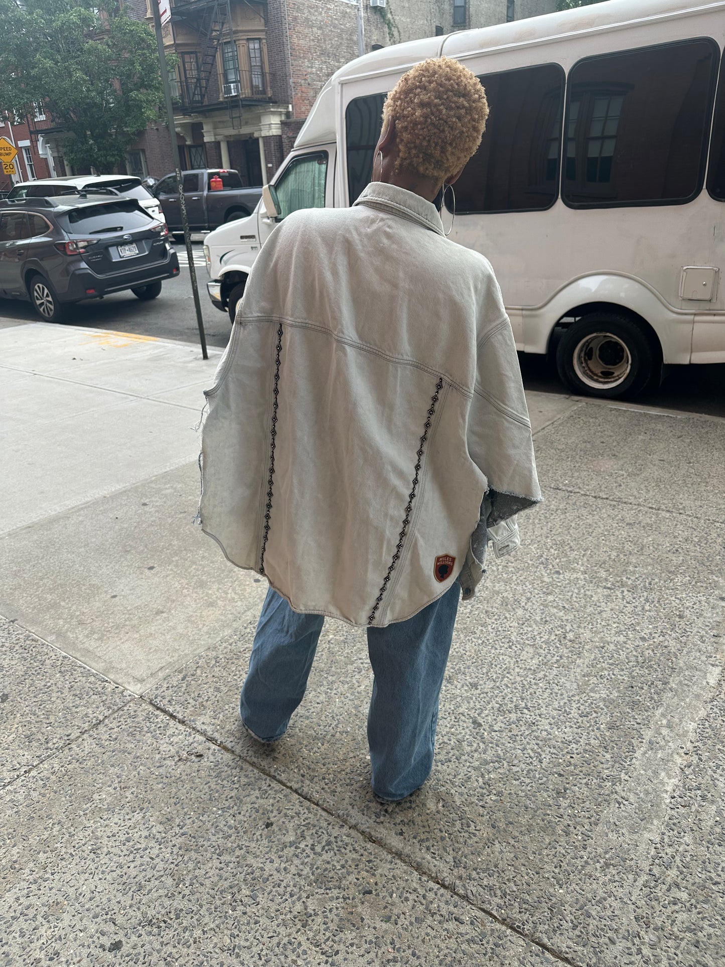 Miles Williams The Gun Show Denim Cape