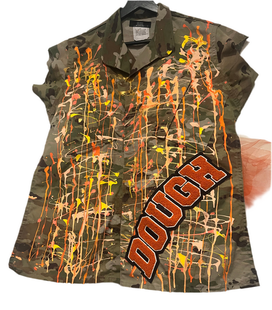 Tangerine Splash Camo Jacket