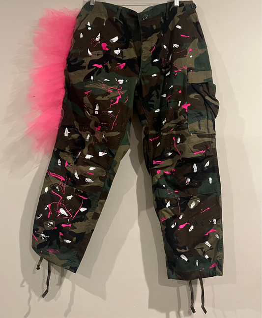 Splash & Ruffles Camo Pants