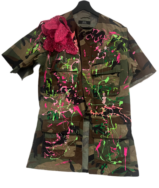 Pains & Green Splash Camo Jacket