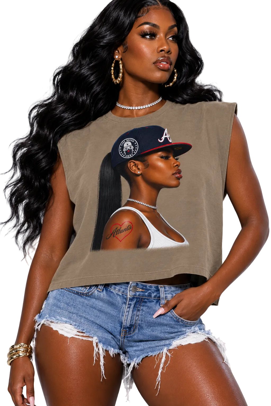 ATL LOVE CROP TEE