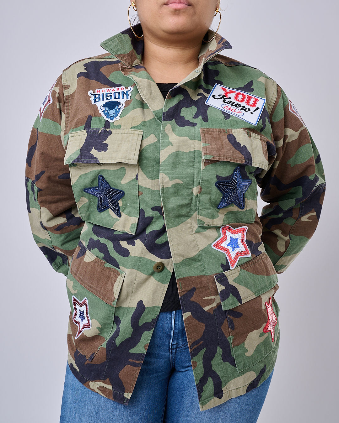 Buy EASY MILITARY CAMO JACKET for Women Online in India