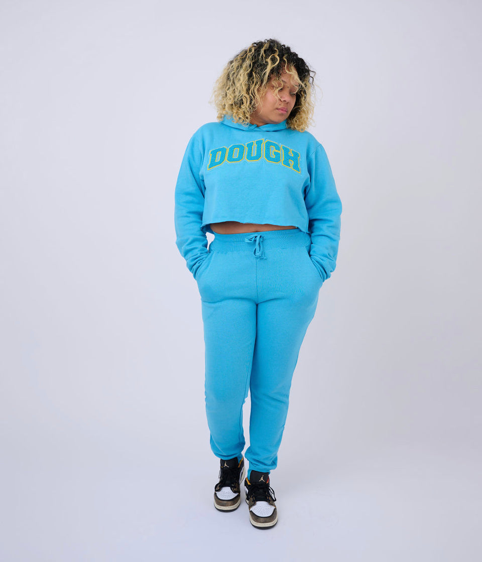 Jane Dough Couture Cropped Hoodie Sweatsuit